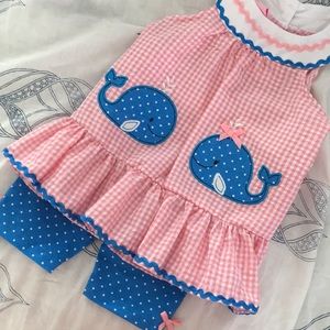 Nannette top and shorts 3T girls